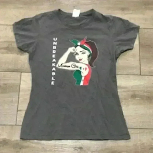 Unbreakable Mexican Girl T- Shirt Womens Sz Small‎ - Picture 1 of 7